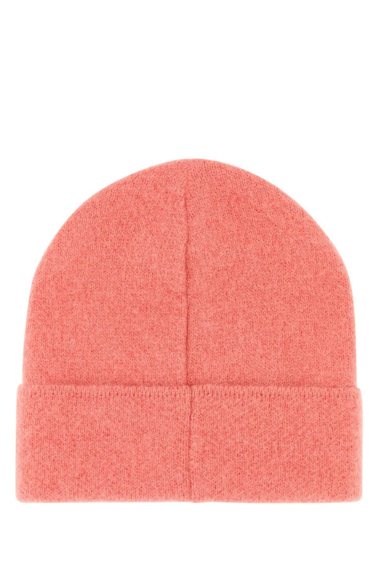 Peach Salmon Beanie Hat 2
