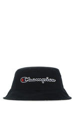 Black cotton bucket hat 1