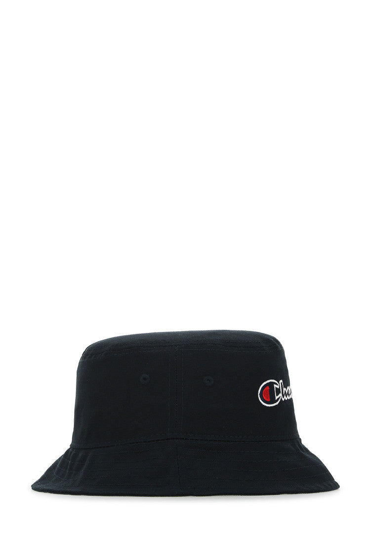 Black cotton bucket hat 2