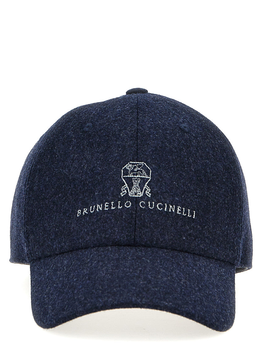 Dark Blue Logo Baseball Cap 1