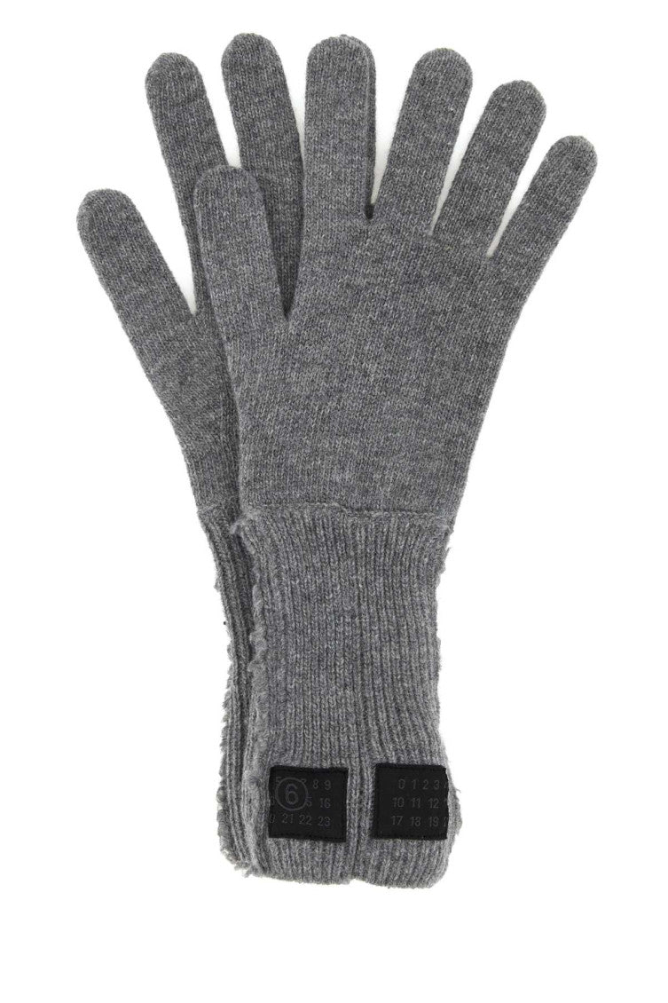 Grey Logo Gloves 1