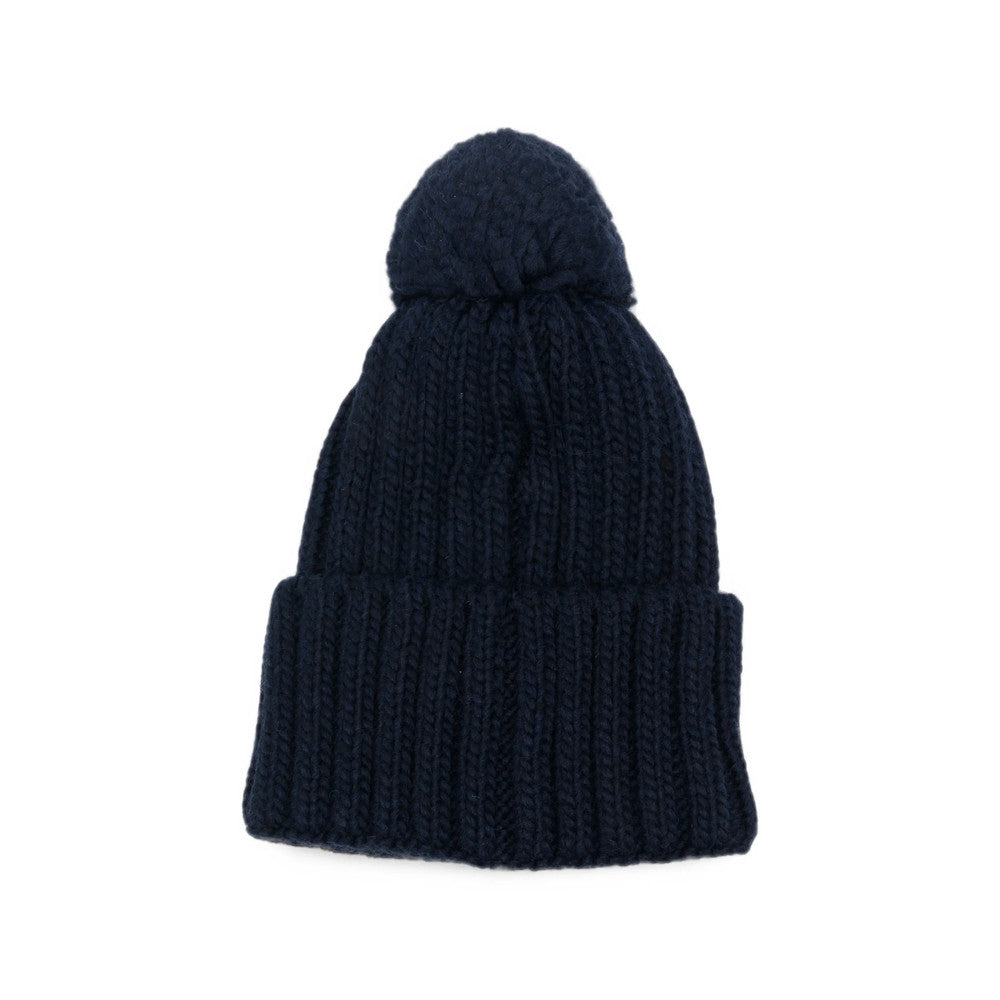 Navy Blue Logo Beanie Cap 2
