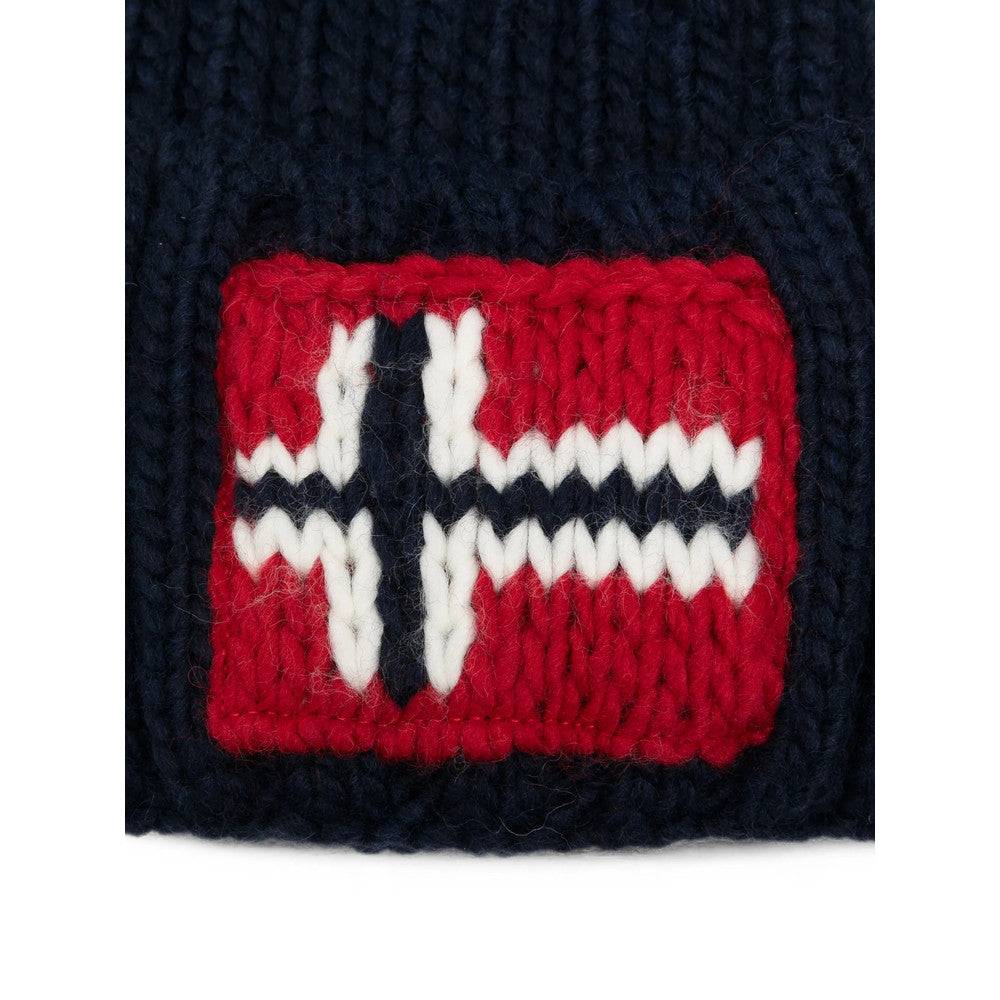 Navy Blue Logo Beanie Cap 3
