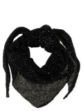 Black Sequin Embellished Scarf 1