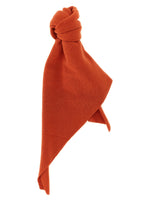 Orange Knitted Scarf 1