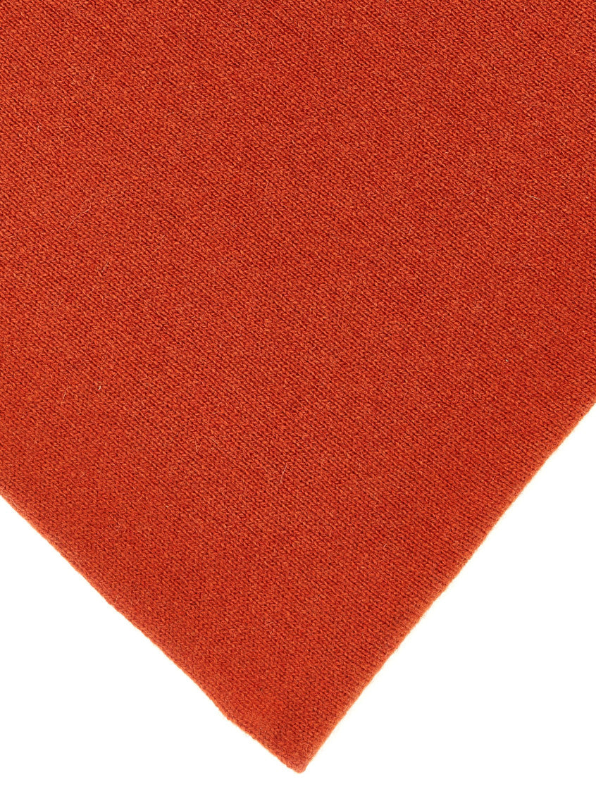 Orange Knitted Scarf 2