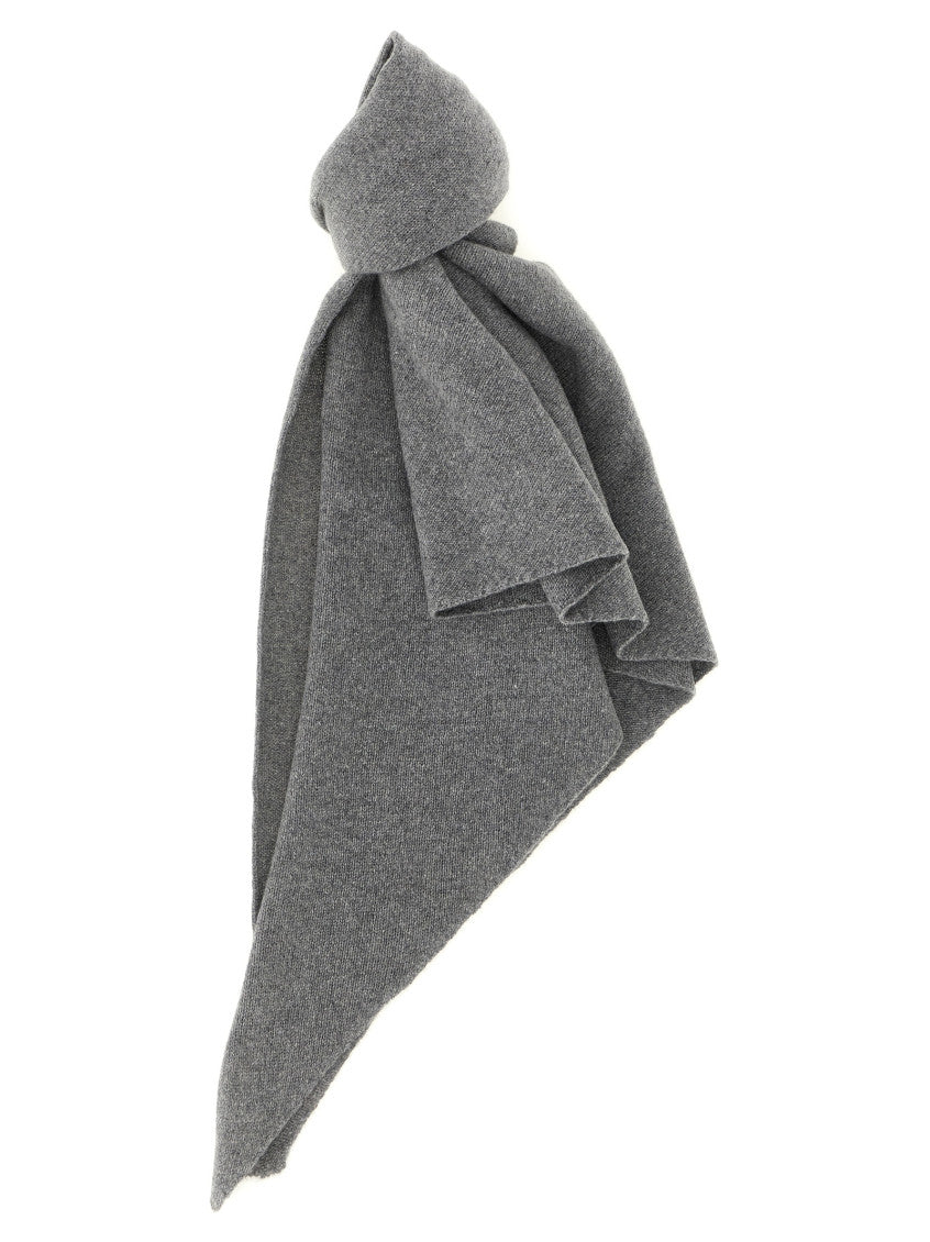 Grey Knitted Scarf 1