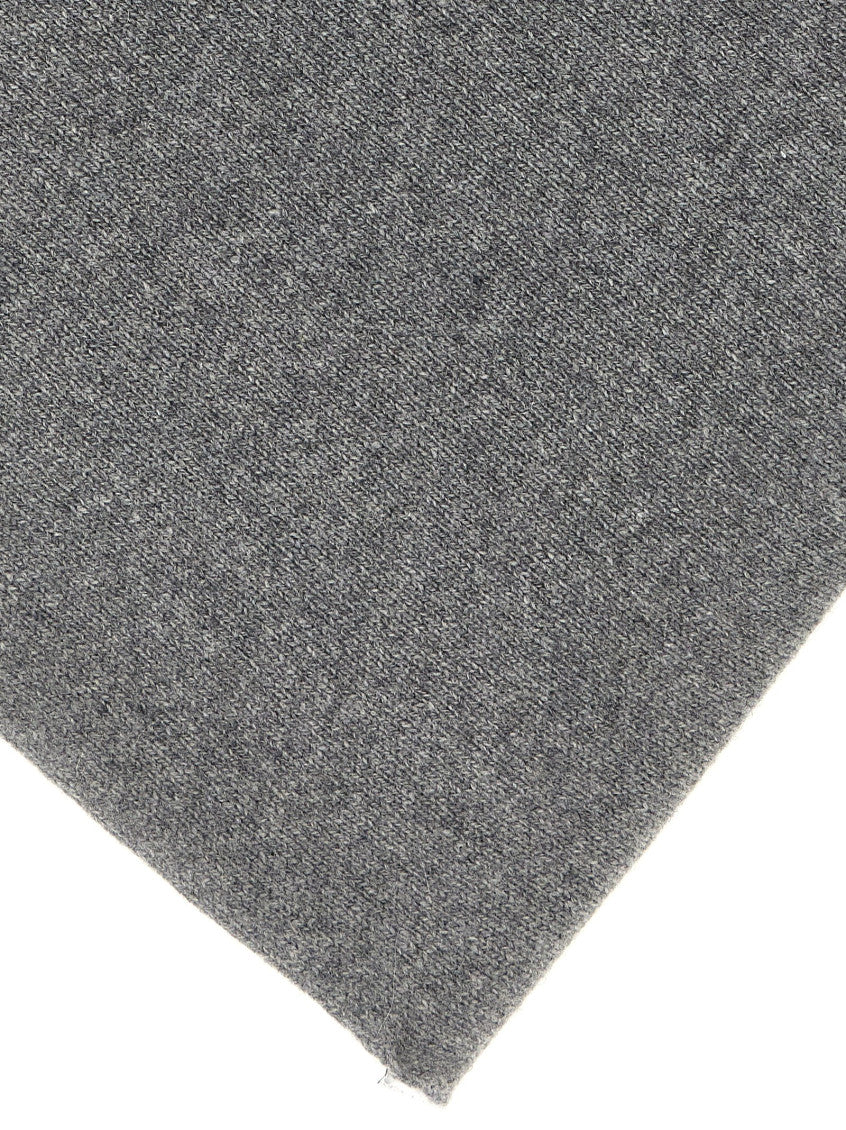 Grey Knitted Scarf 2