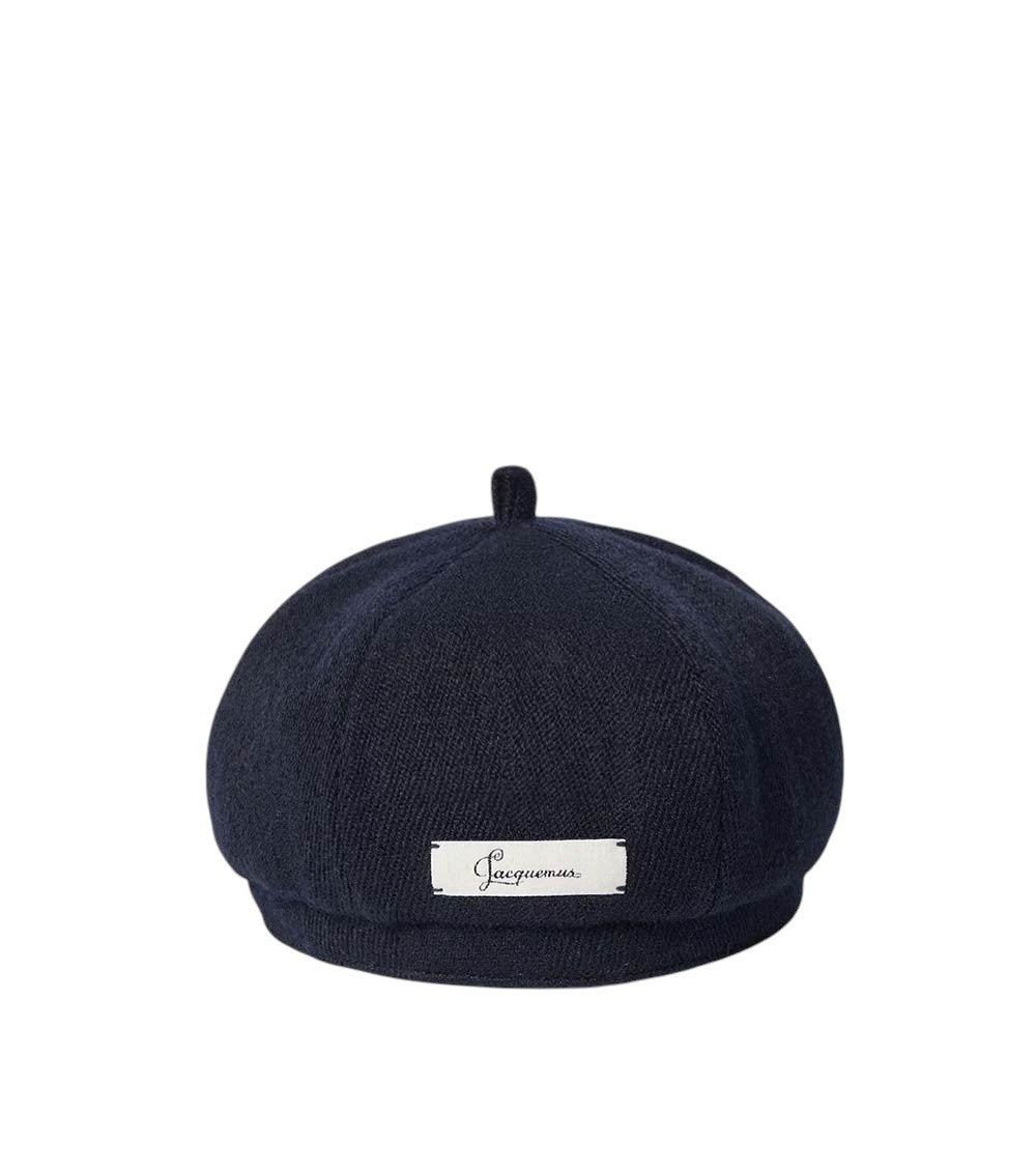 Navy Blue Logo Bakerboy Cap 2