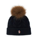 Navy Blue Knitted Beanies Cap 1