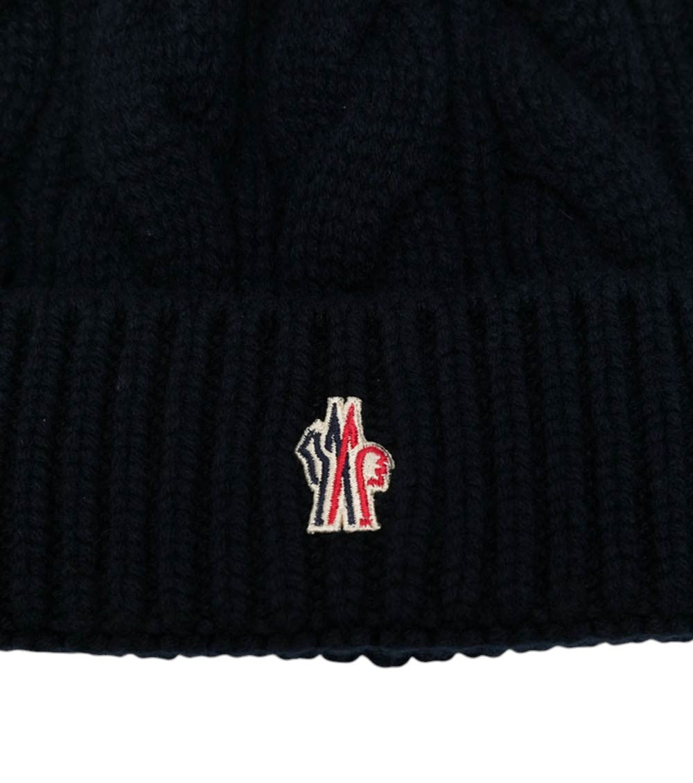 Navy Blue Knitted Beanies Cap 3