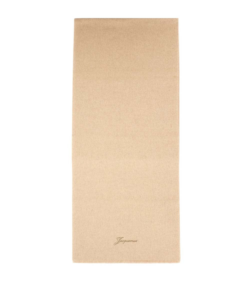Beige Solid Scarf 1