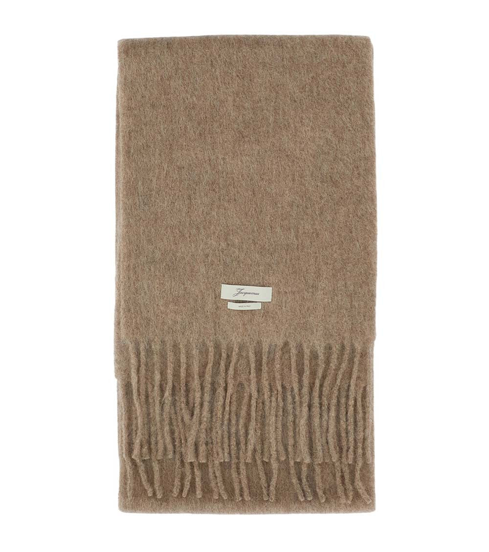 Taupe Solid Scarf 1
