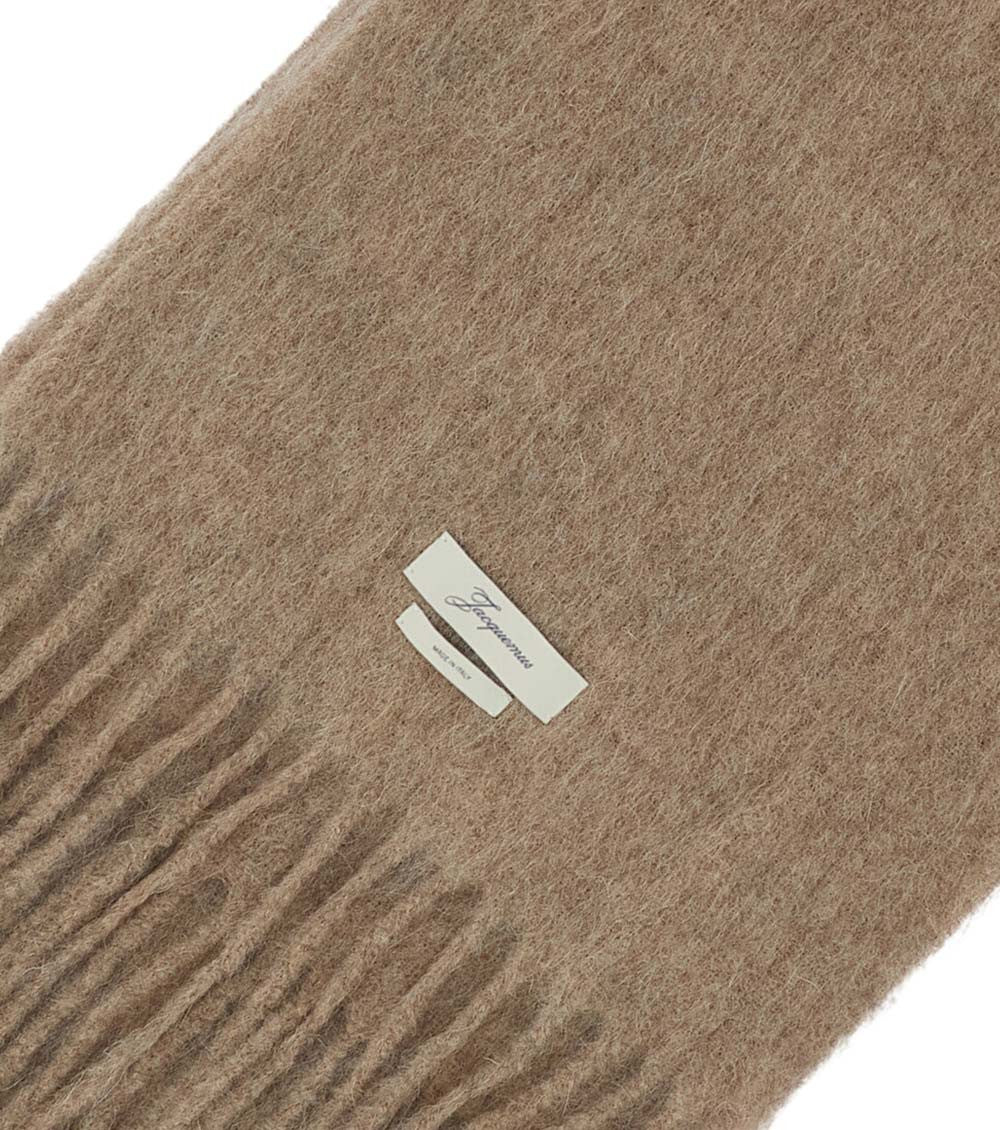 Taupe Solid Scarf 2