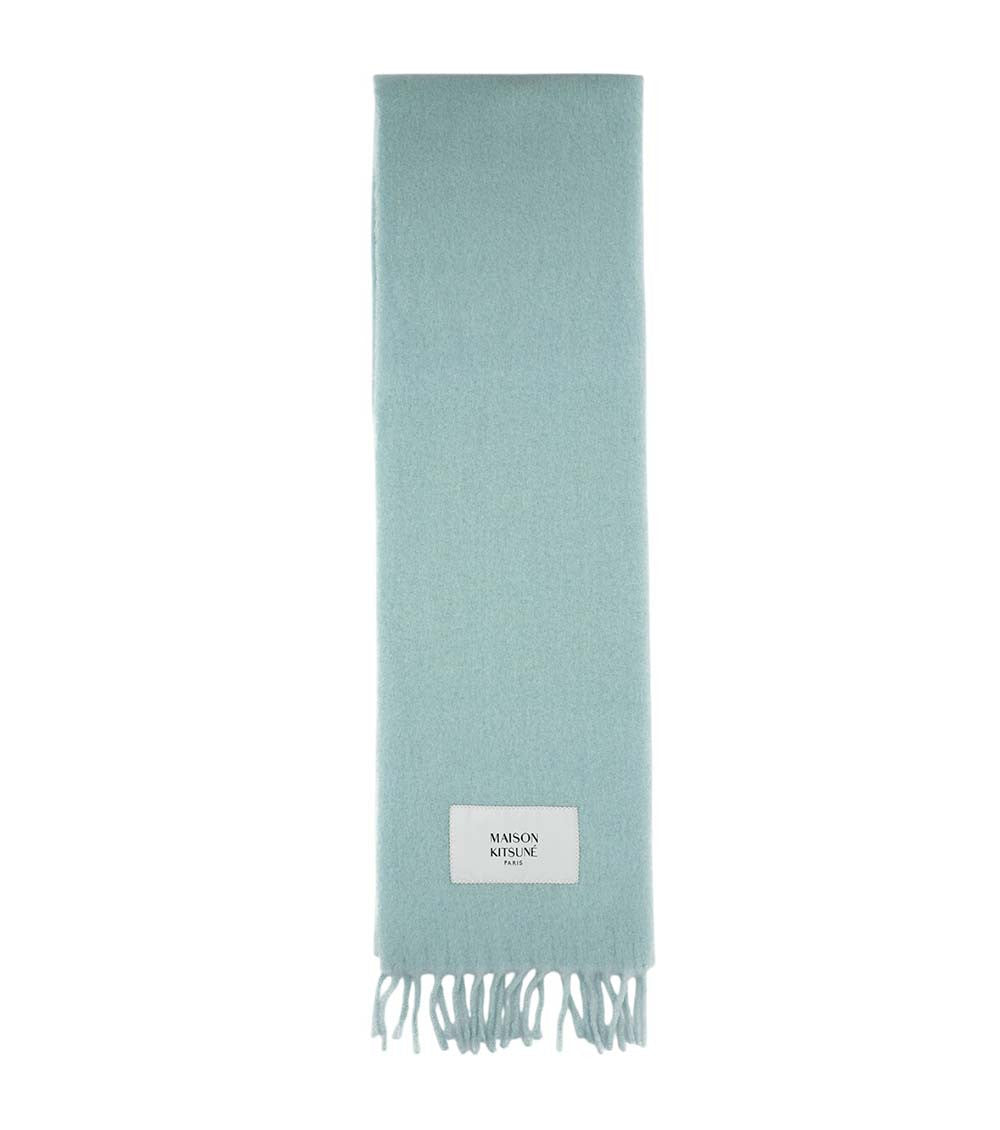 Aqua Solid Scarf 1