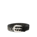 Black Studded Buckle Belt 1