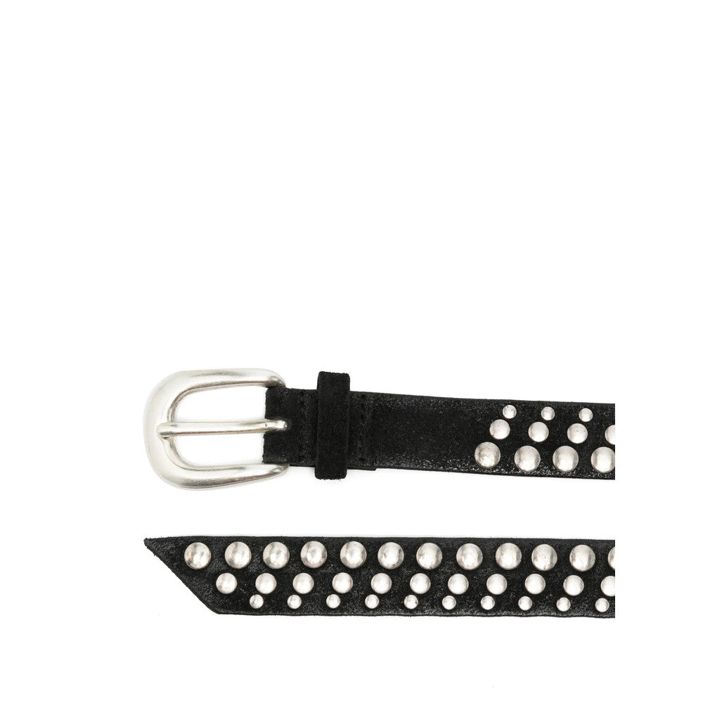 Black Studded Buckle Belt 2