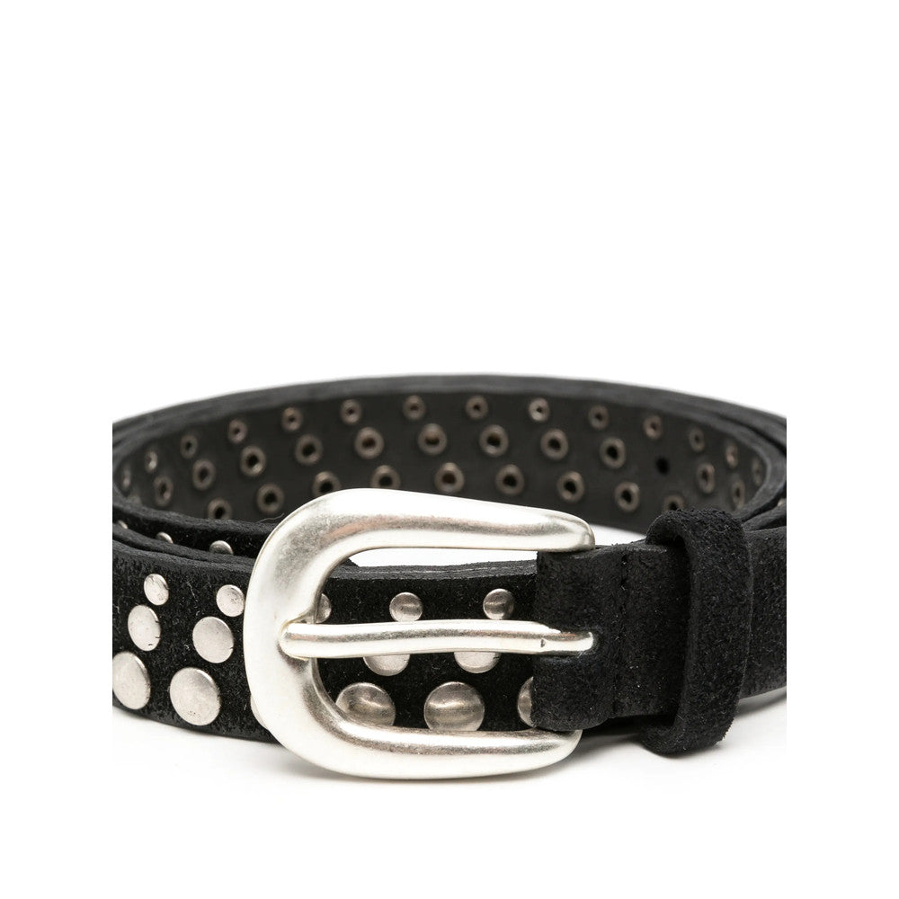 Black Studded Buckle Belt 3