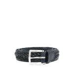 Blue Woven Buckle Belt 1