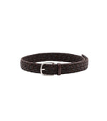 Brown Woven Buckle Belt 1
