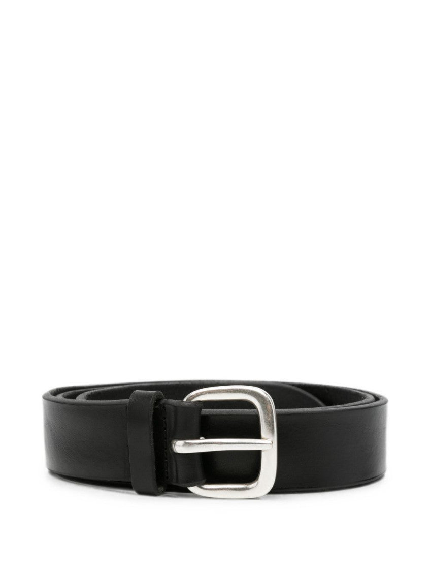 Black Logo Buckle Belt 1