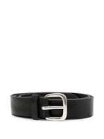 Black Logo Buckle Belt 1