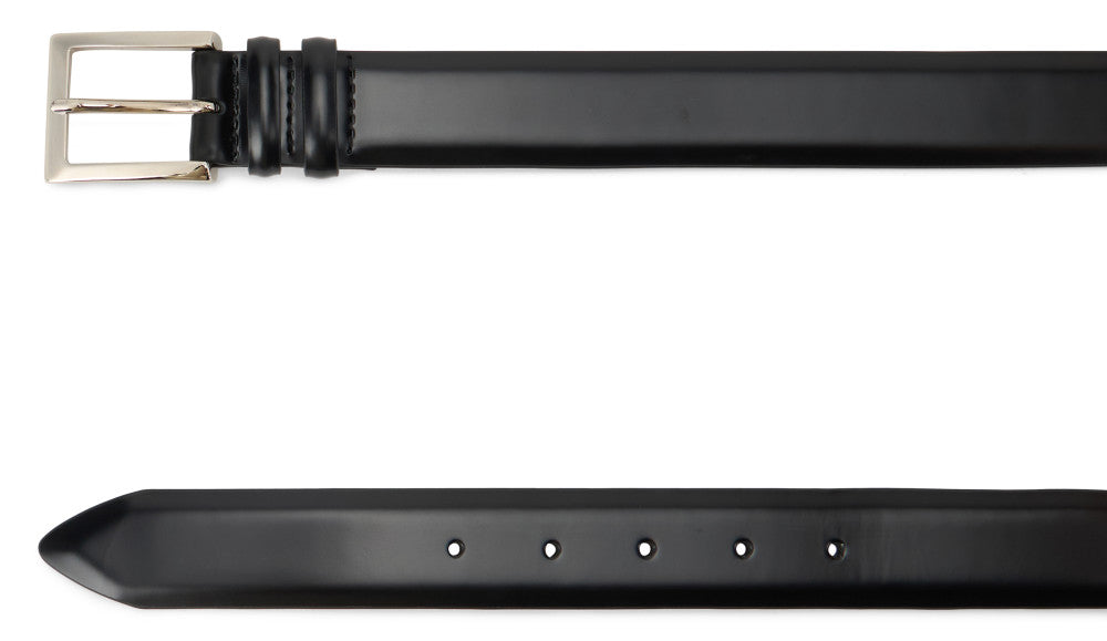 Black Logo Buckle Belt 2