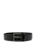 Black Logo Buckle Belt 1