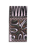 Brown Abstract Print Scarf 1