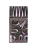 Brown Abstract Print Scarf 1