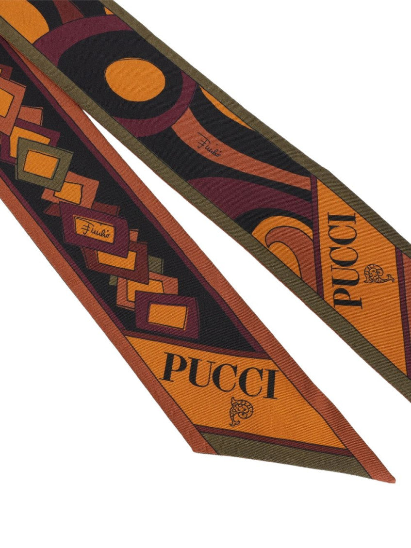 Multicolor Printed Bandana Scarf 2