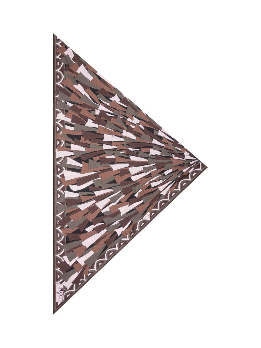 Multicolor Printed Triangular Scarf 1