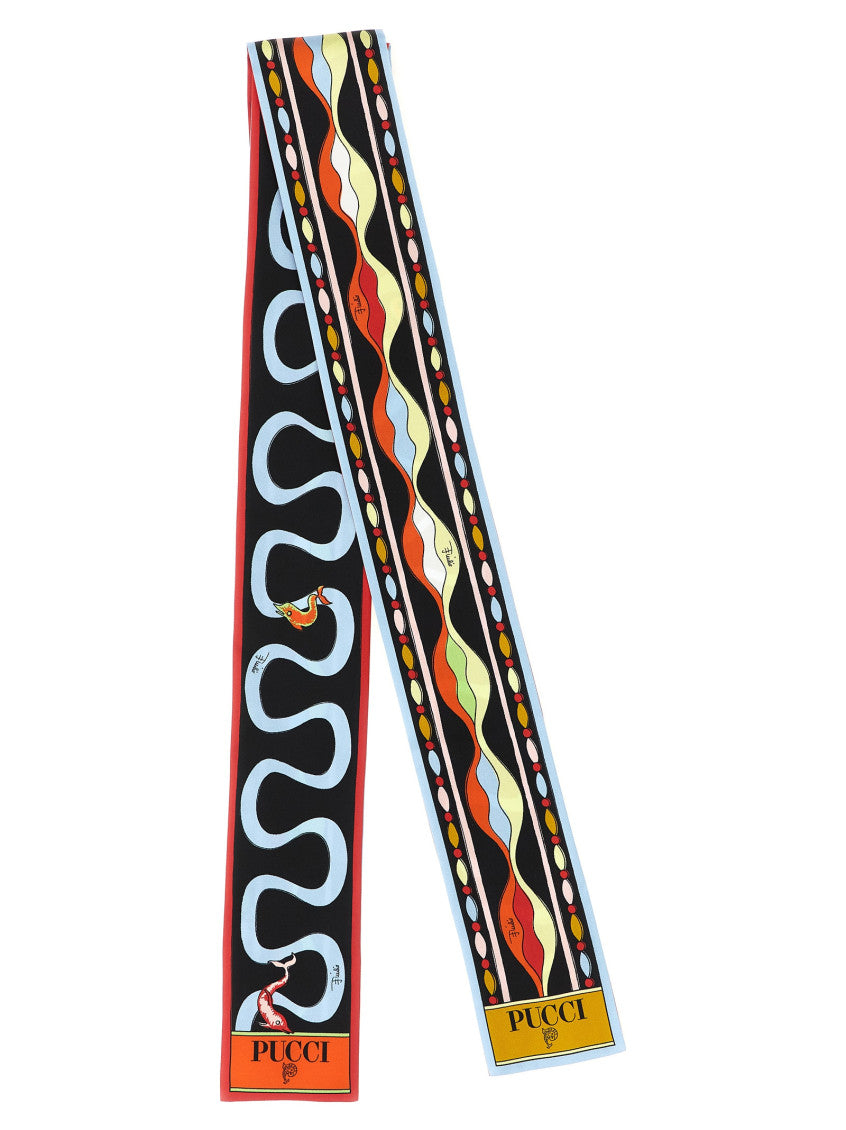 Multicolor Printed Bandana Scarf 1