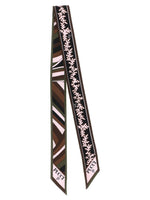 Brown Printed Bandana Scarf 1
