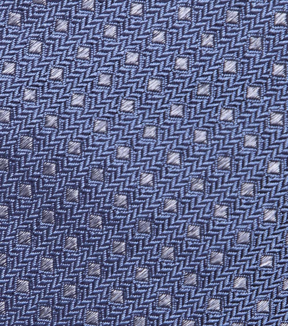 Blue Geometric Pattern Tie 2