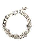 Silver Skull Chain Bracelet 1