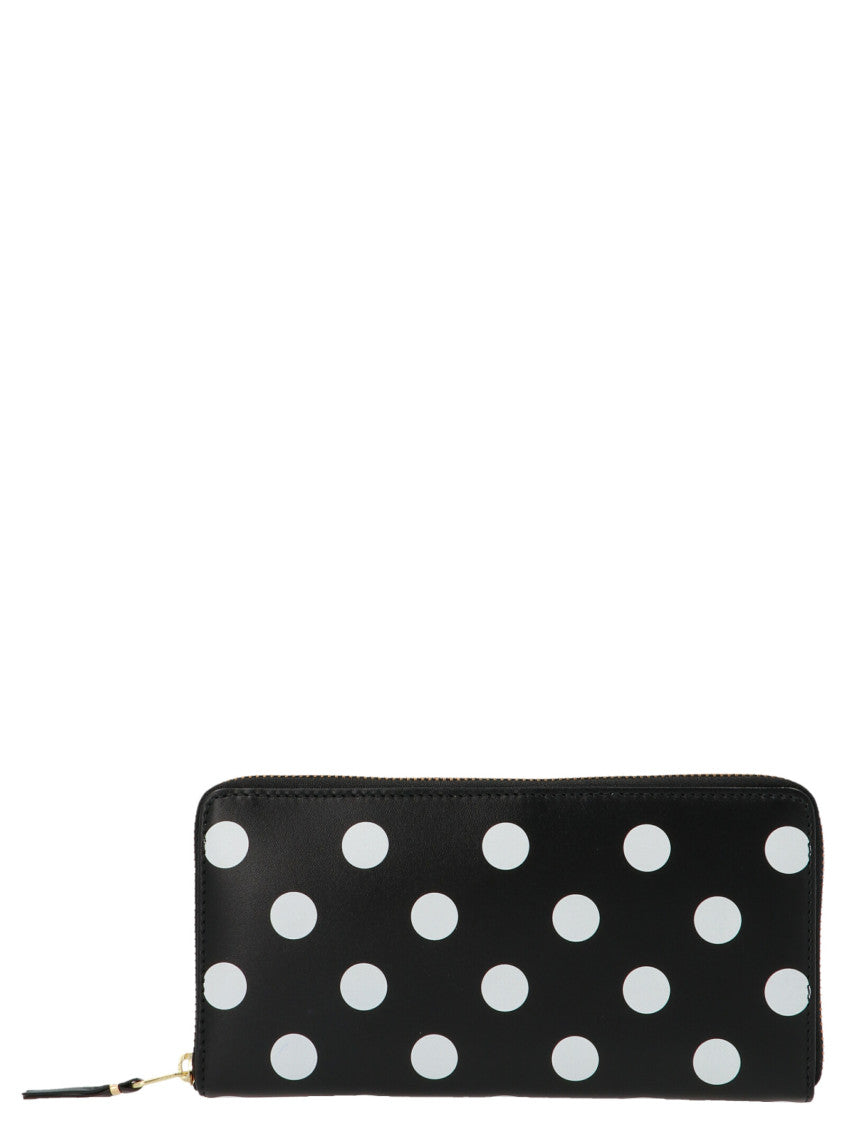 Black Polka Dots Printed Wallet 1