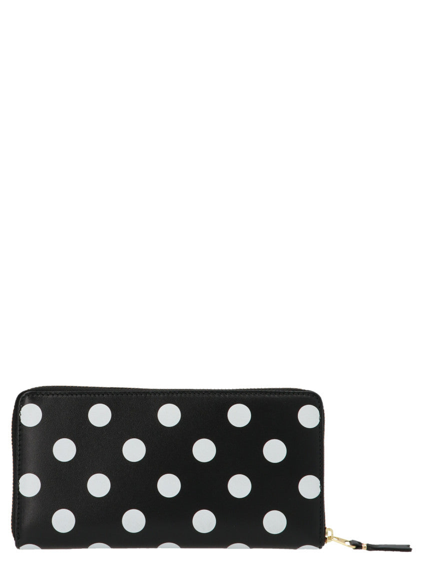 Black Polka Dots Printed Wallet 2