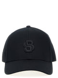 Black Logo Embroidery Baseball Hat 1