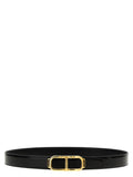 Black Logo reversible belt 1
