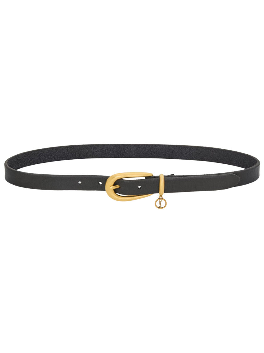 Black Charm Solid Belt 2