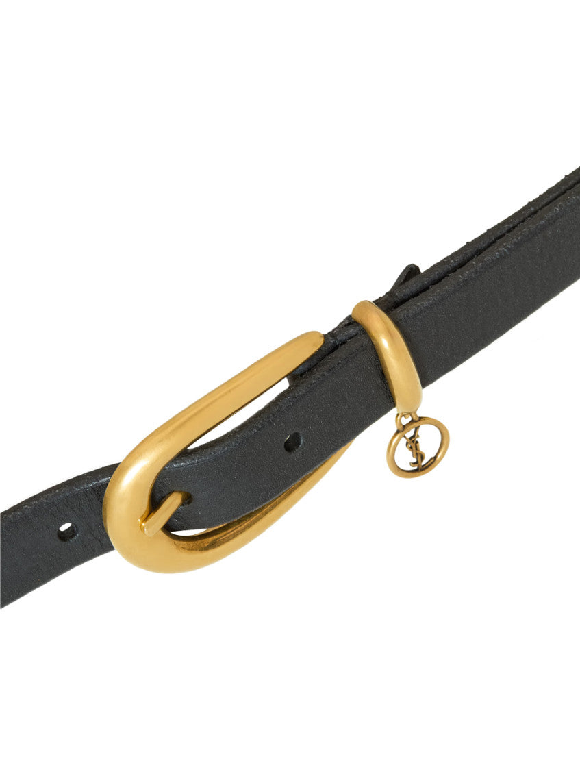 Black Charm Solid Belt 3