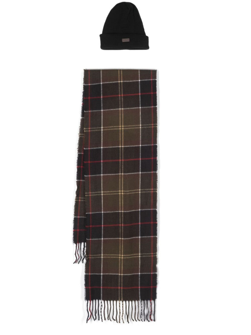 Brown Beanie & scarf set 1