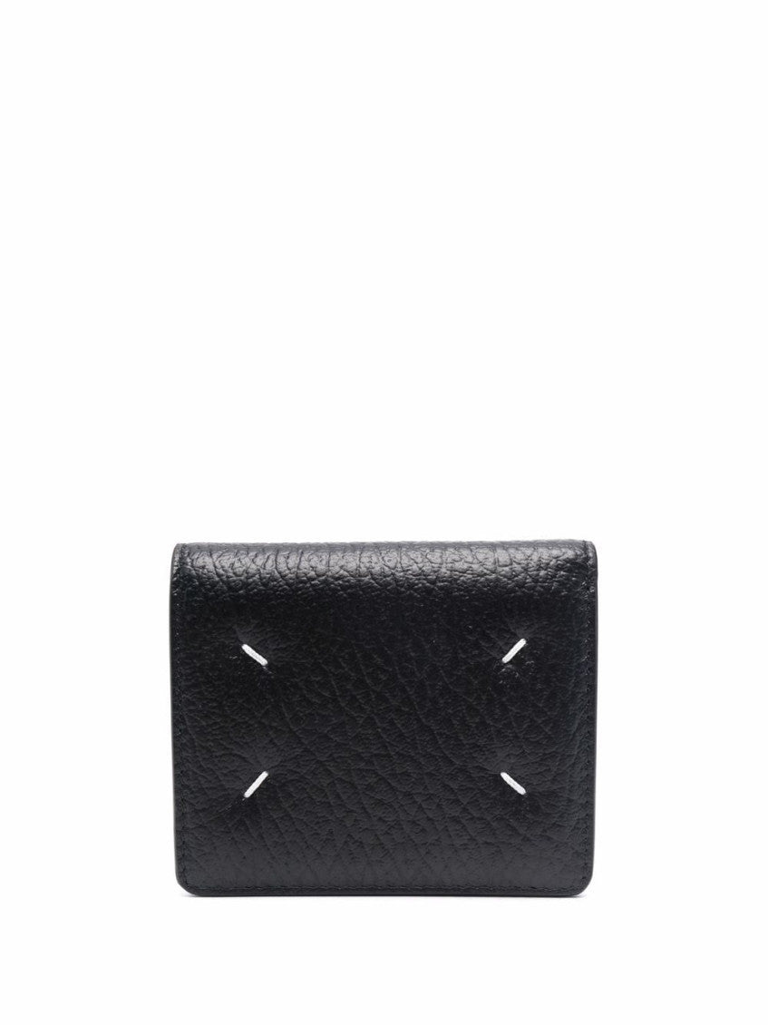 Black Four Stitches Wallet 1