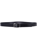 Navy Blue Logo Buckle Reversible Belt 1