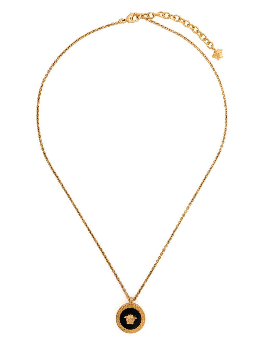 Golden Medusa Pendant Necklace 2