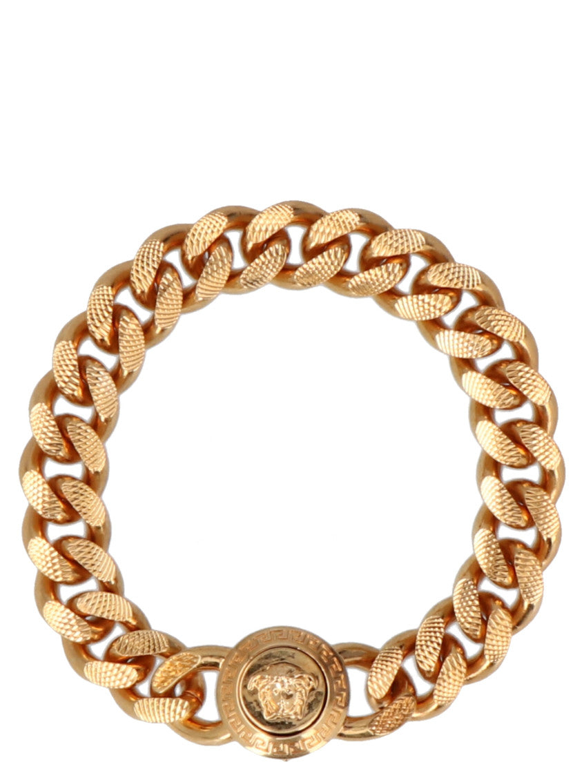 Gold 'Medusa Chain' Bracelet 1