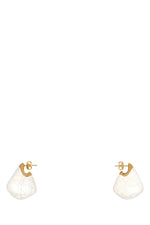 White Small Finn Earrings 1