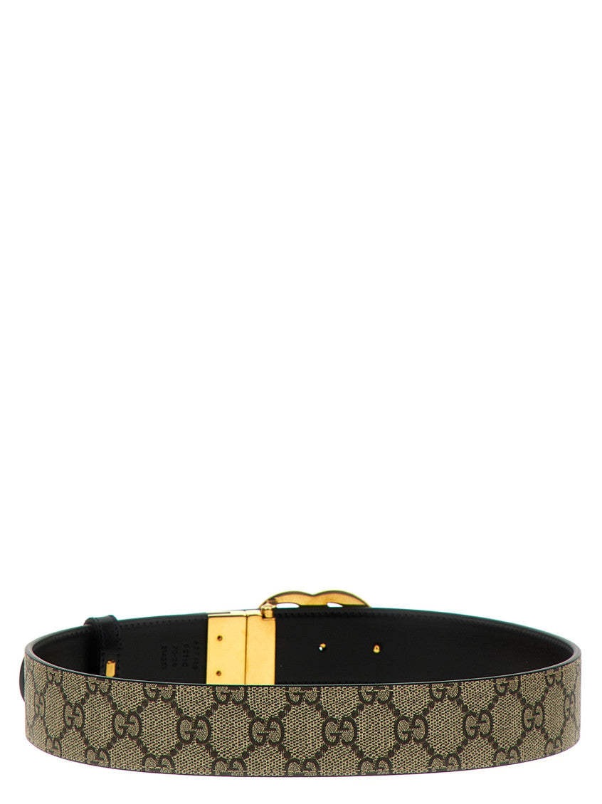 Beige 'GG Supreme’ reversible belt 3