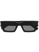 Black Rectangular  Sunglasses 1